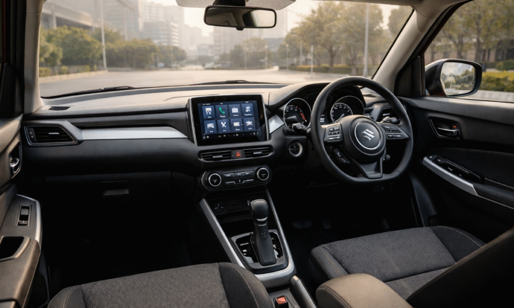 Interior infotainment Comfort Upgrade Maruti Swift