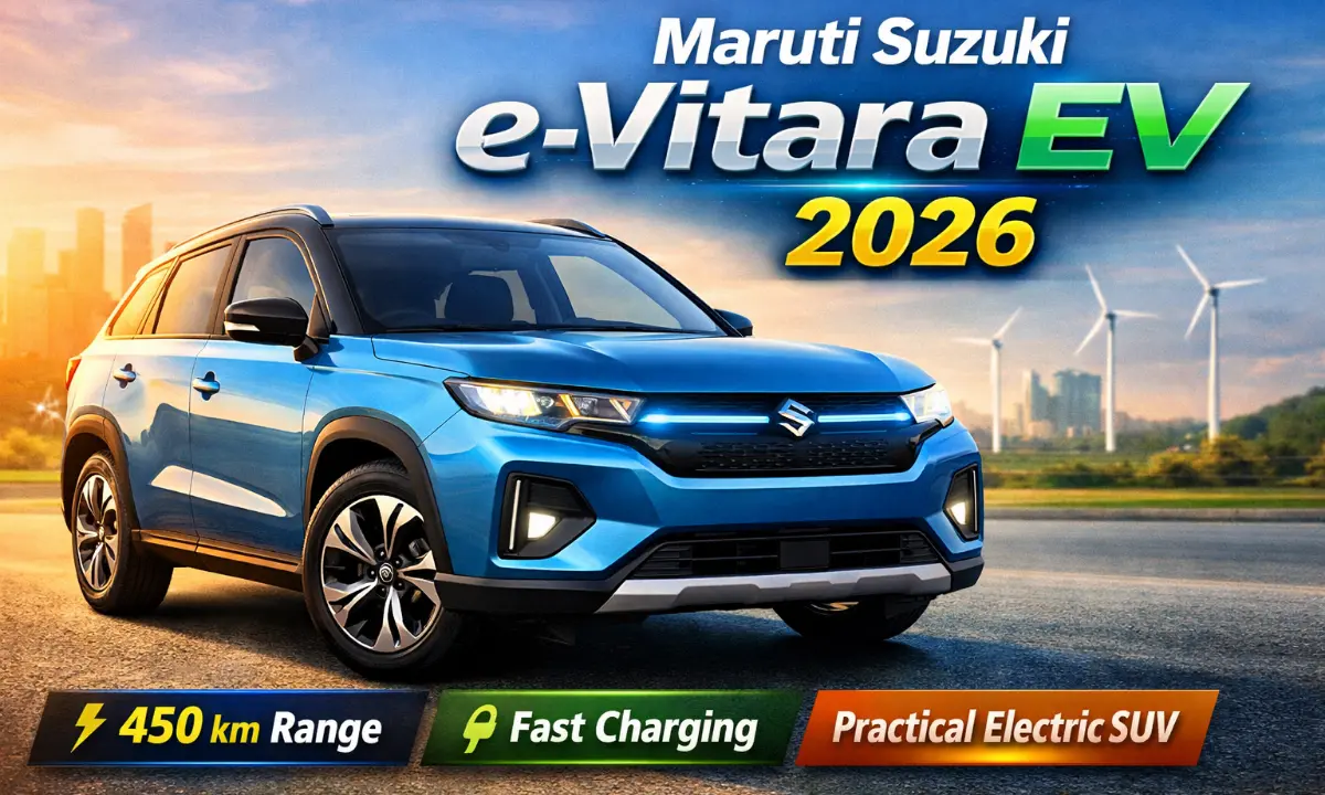 Maruti e-vitara Electric SUV coming in 2026