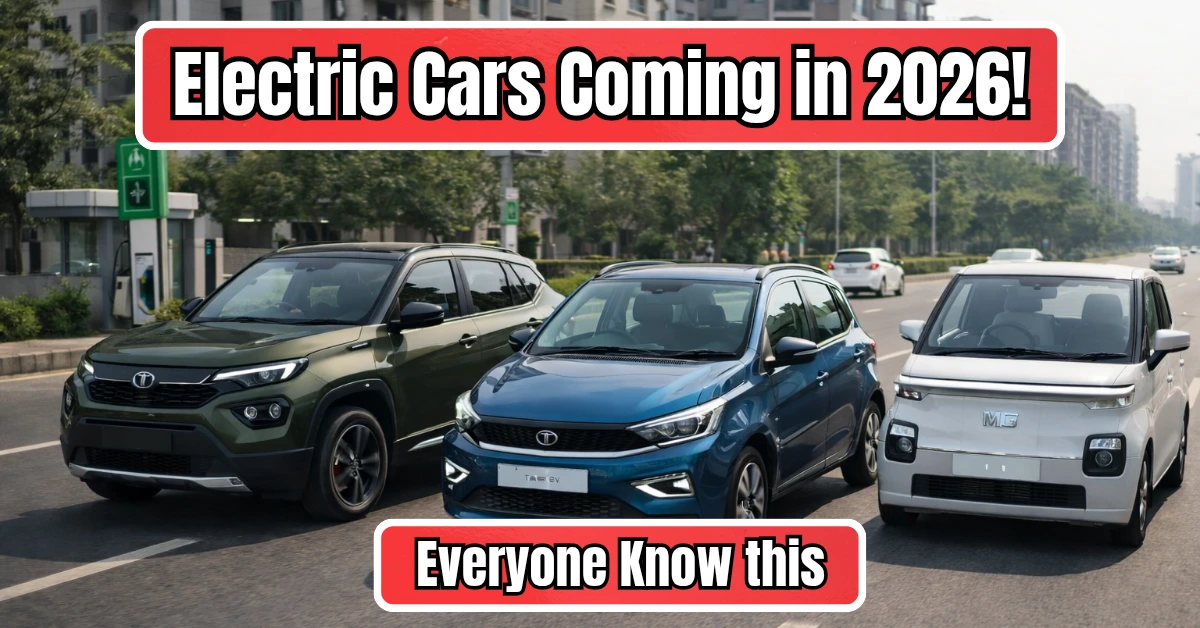 Electric Cars Coming to india 2026
