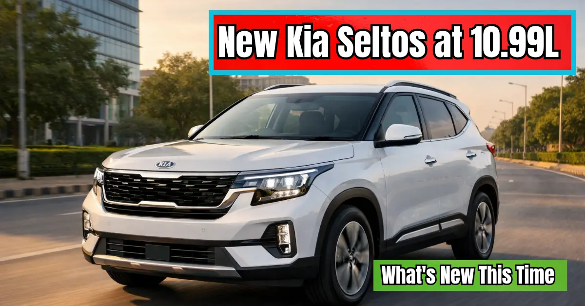 New Kia Seltos at ₹10.99 Lakh