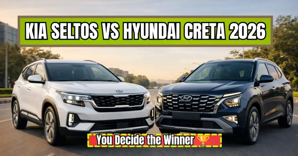 Kia seltos vs hyundai creta 2026