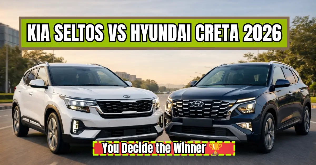 Kia seltos vs hyundai creta 2026