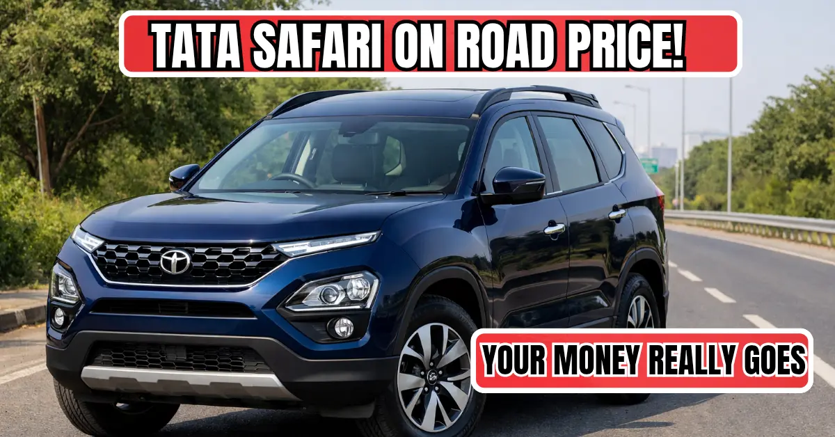 Tata Safari on road Price 2026