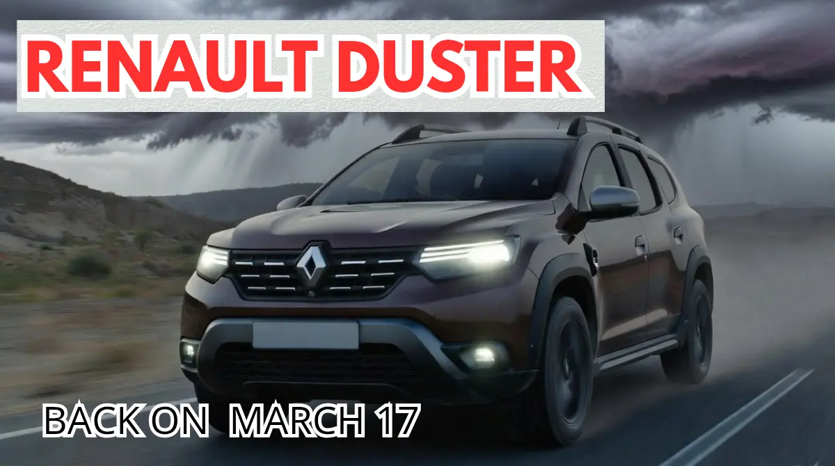 Renault Duster Back March 17