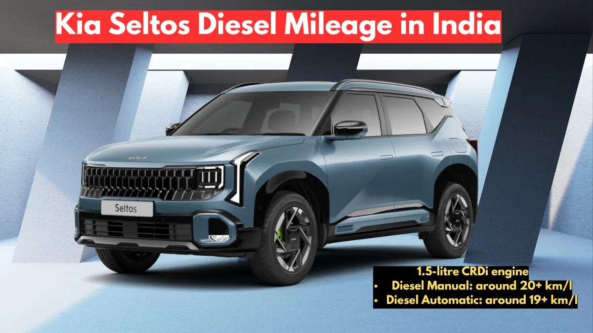 Kia Seltos Diesel Mileage in India