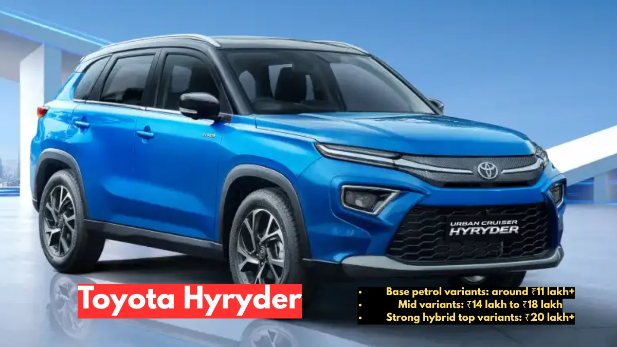 Toyota Hyryder On Road Price
