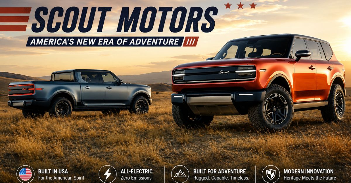 Scout Motors on road