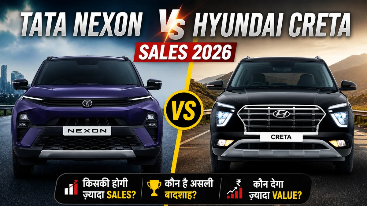 Tata nexon vs hyundai creta sales 2026