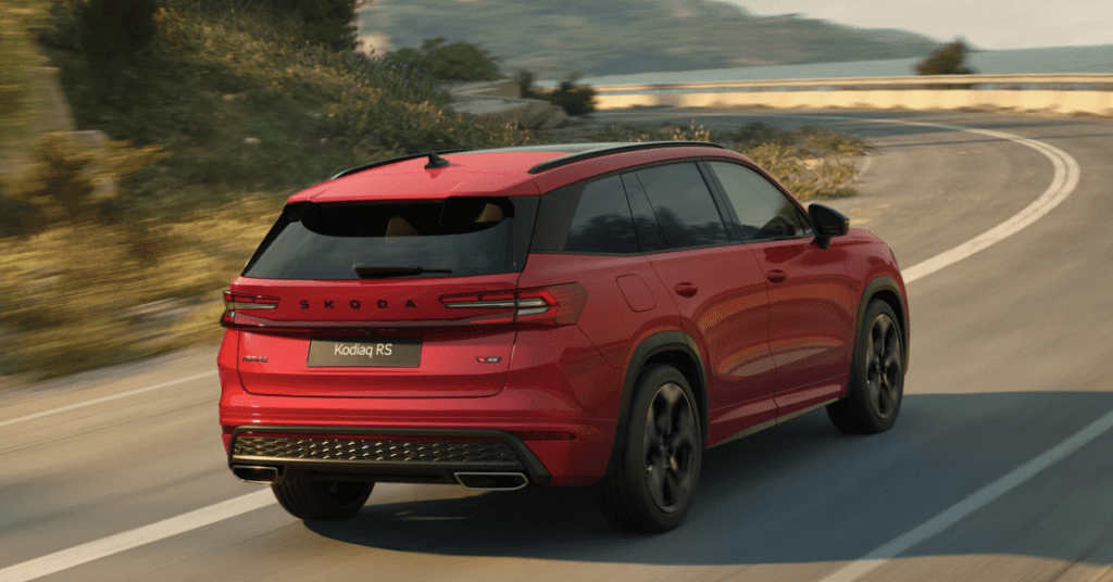 Skoda Kodiaq RS on road
