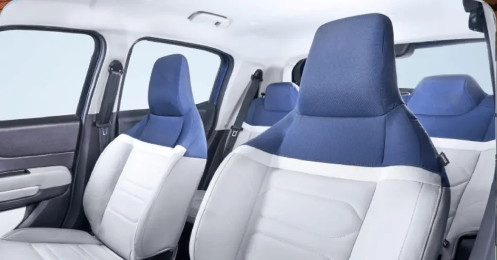 Spasious cabin with best in class seat Citroen eC3 X
