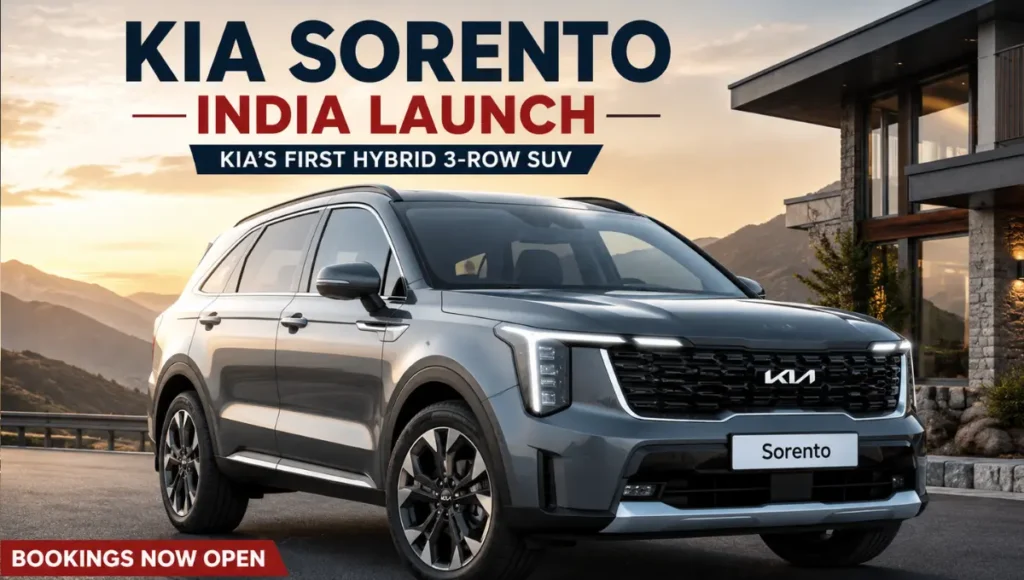 Kia Sorento India Launch