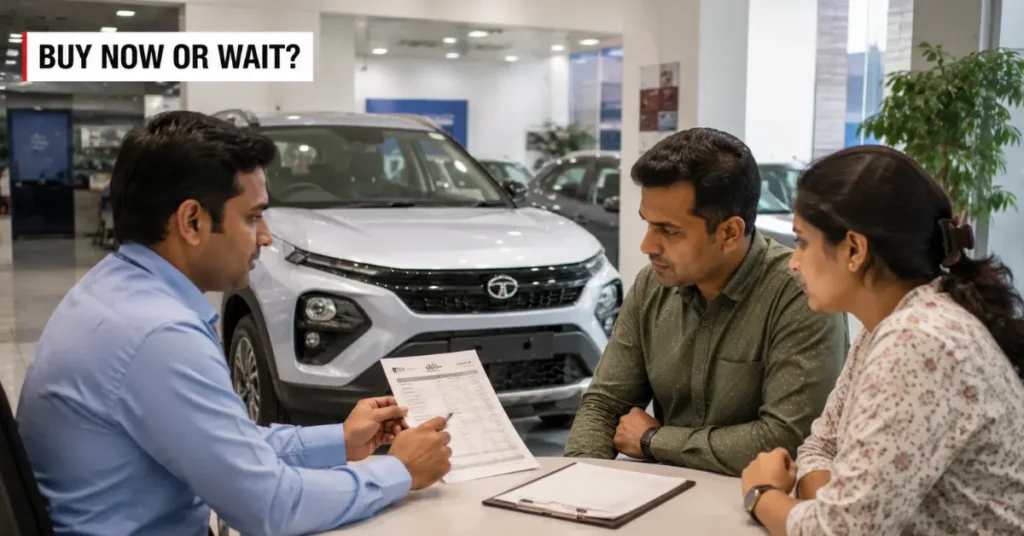 Tata Nexon buyer checking price before September 2026 hike