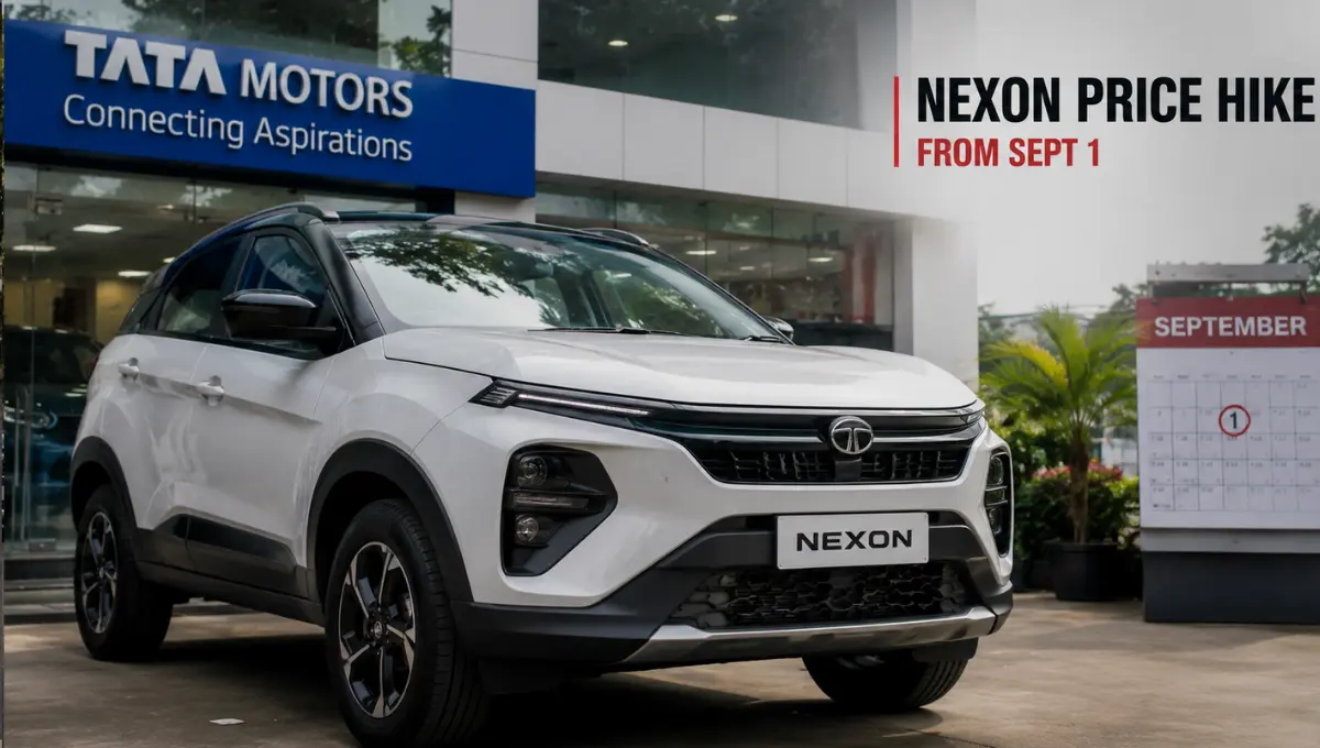 Tata Nexon price hike from September 1 2026