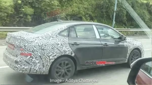 Volkswagen Virtus Facelift Spied Again (2)